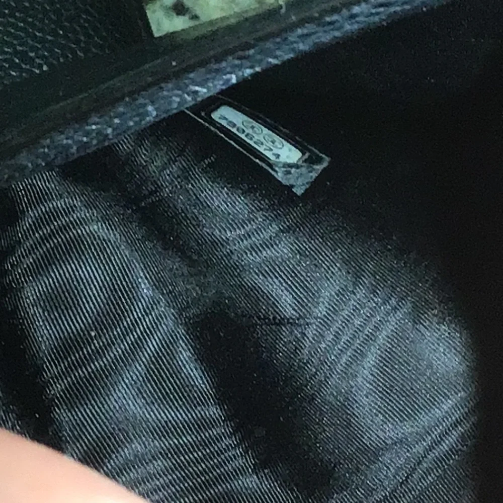 CHANEL Black Leather Wallet